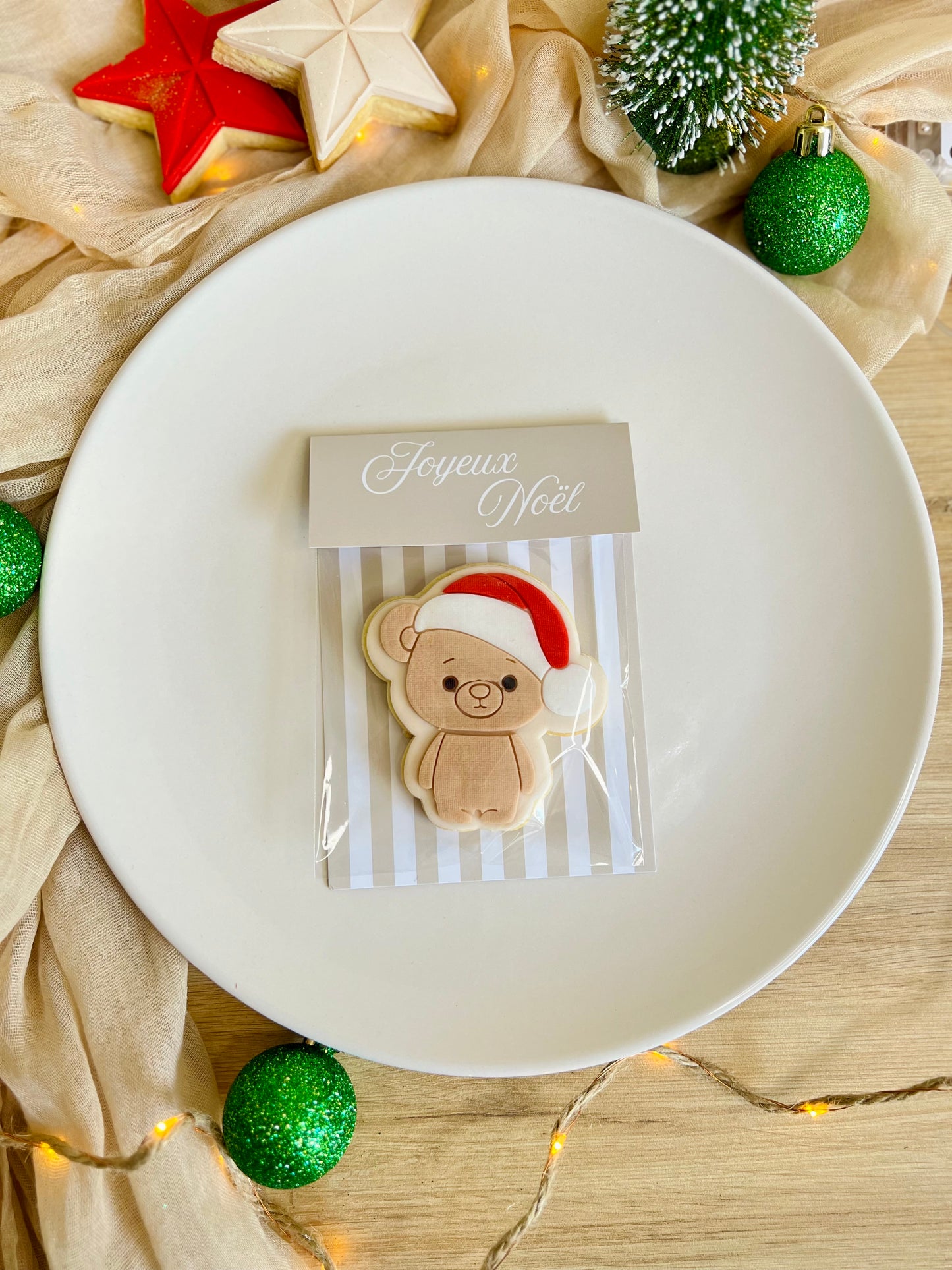 Carte Biscuit - Ourson