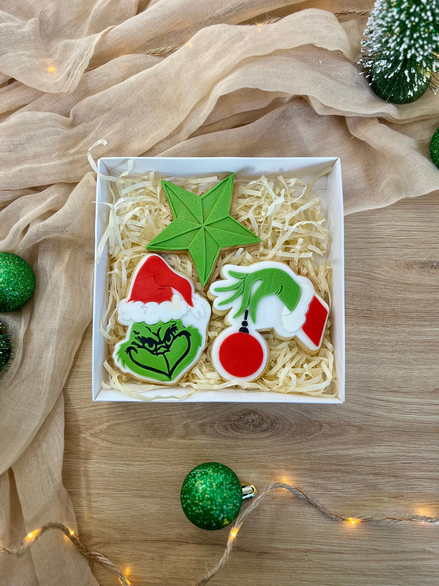 Coffret 3 biscuits - GRINCH