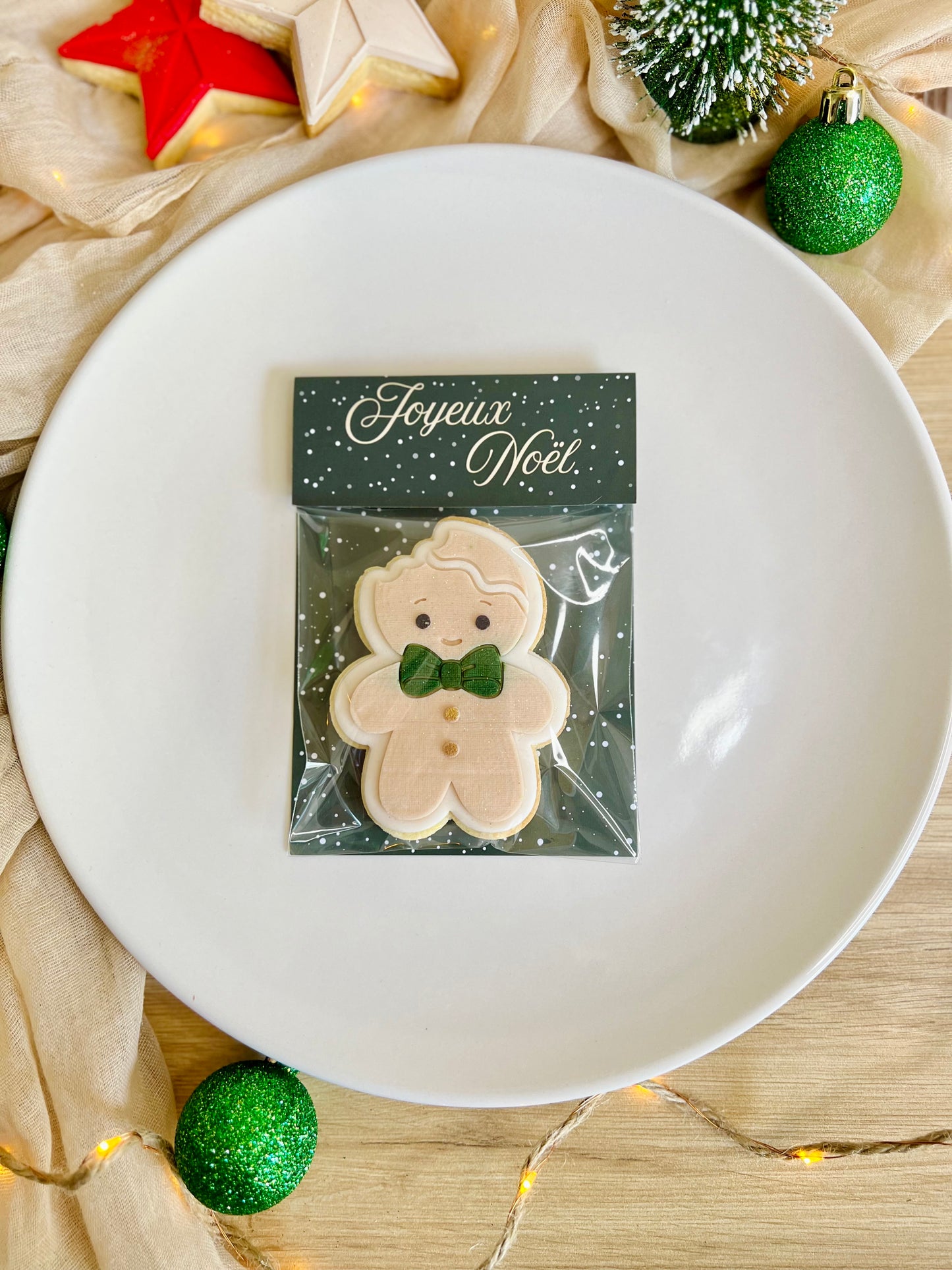 Carte Biscuit - Bonhomme